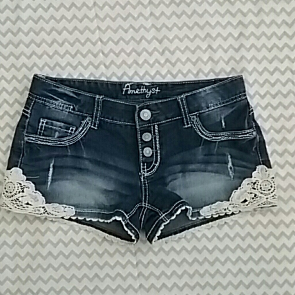 Denim shorts